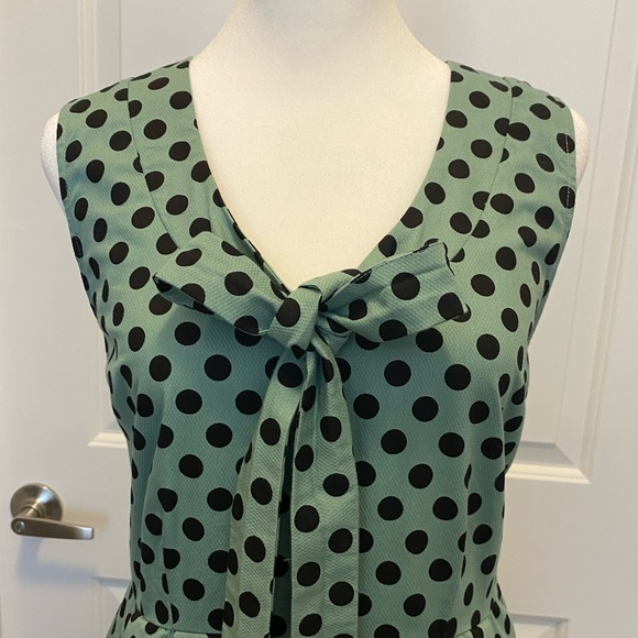 Anthropologie Tulle fit-and-flare, polka dot dress (S) - Picture 3 of 7